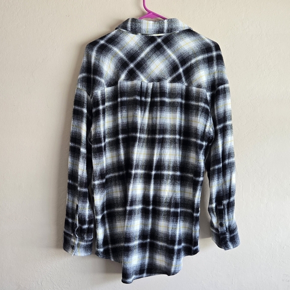 Bp Plaid Boyfriend Shirt Soft Button Down Flannel Size Xs - Picture 4 of 9